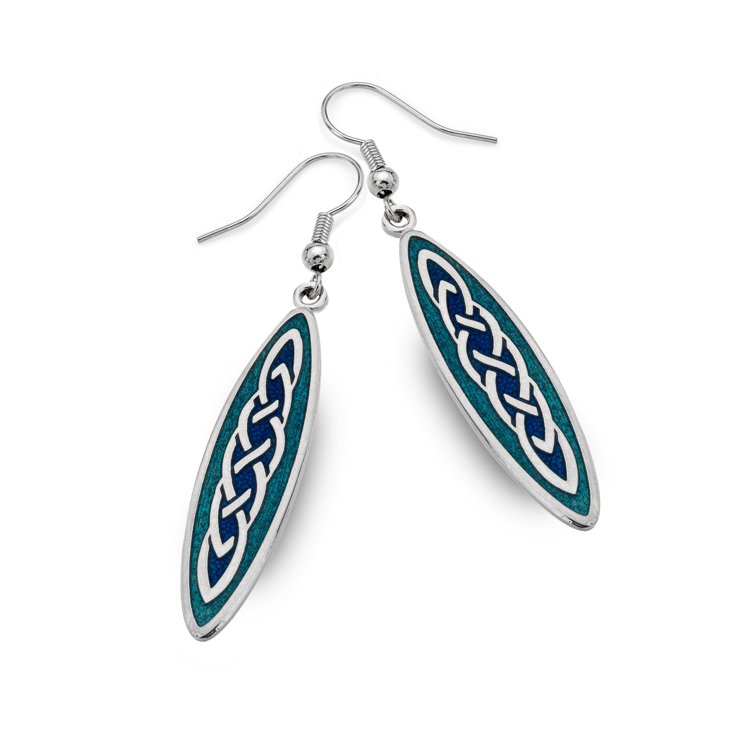 Long Celtic Knot Earrings